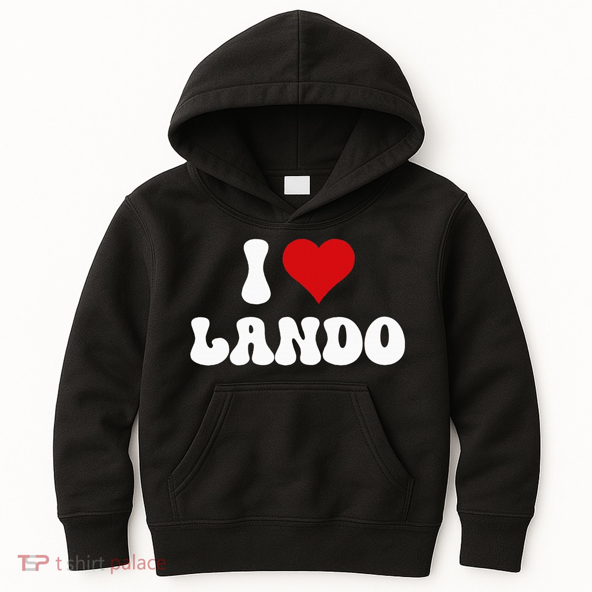 I Love Lando I Heart Lando Valentine's Day Kids Hoodie