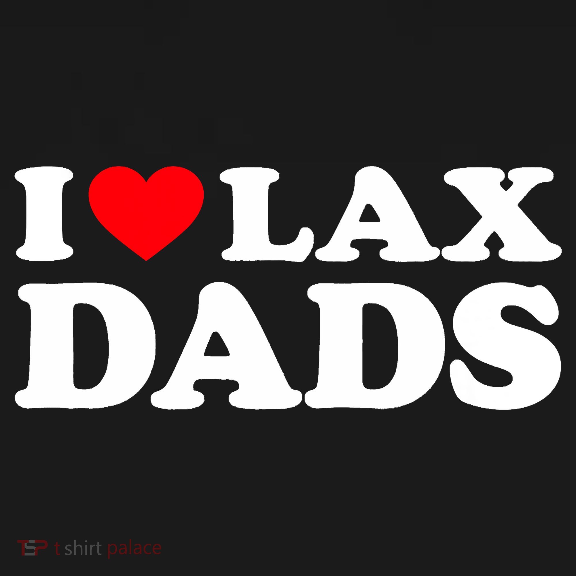 I Love Lax Dads I Heart Lax Dads USA-Made Doggie Bandana