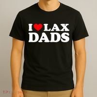 I Love Lax Dads I Heart Lax Dads T-Shirt thumb 3