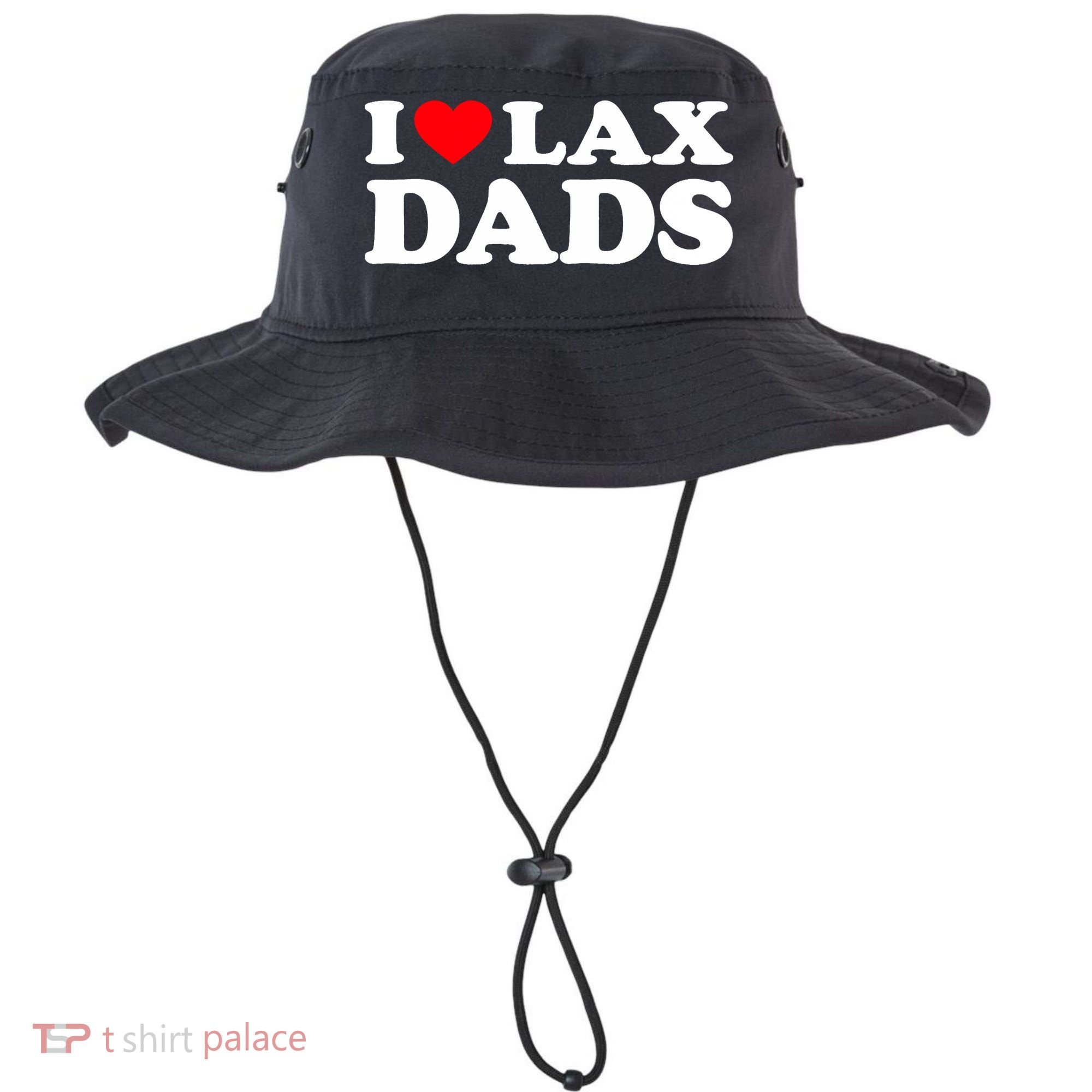 I Love Lax Dads I Heart Lax Dads Bucket Hat