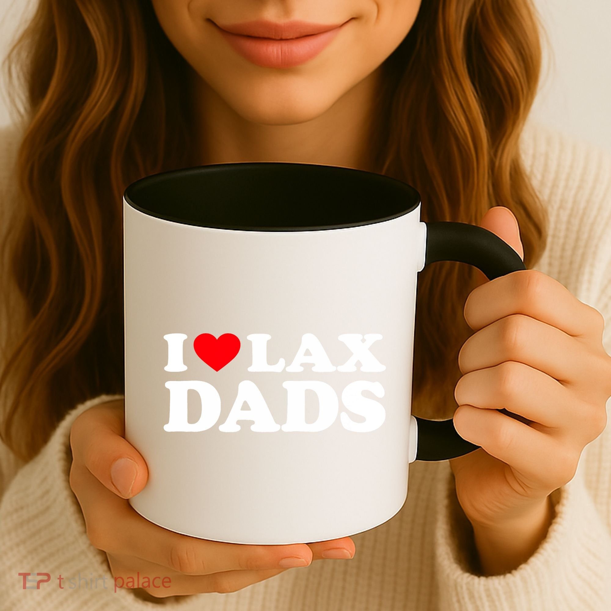 I Love Lax Dads I Heart Lax Dads Coffee Mug