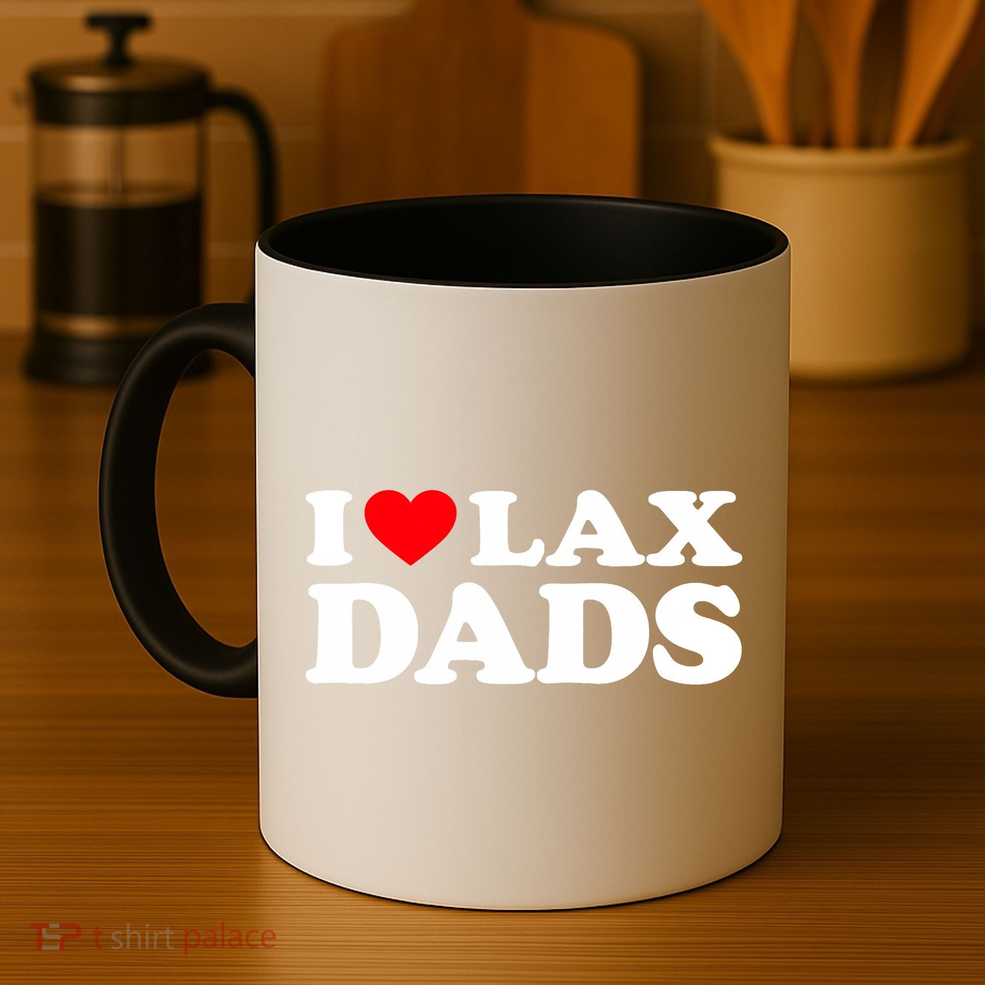 I Love Lax Dads I Heart Lax Dads Coffee Mug