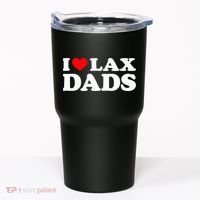 I Love Lax Dads I Heart Lax Dads Tumbler thumb 0