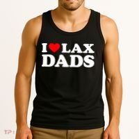 I Love Lax Dads I Heart Lax Dads Tank Top thumb 3