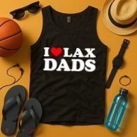 I Love Lax Dads I Heart Lax Dads Tank Top thumb 4