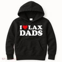 I Love Lax Dads I Heart Lax Dads Kids Hoodie thumb 0