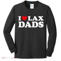 I Love Lax Dads I Heart Lax Dads Kids Long Sleeve Shirt thumb 0