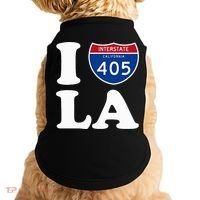 I Love La 405 Freeway Los Angeles Doggie Tank thumb 0
