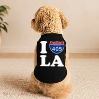 I Love La 405 Freeway Los Angeles Doggie Tank thumb 2