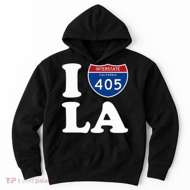 I Love La 405 Freeway Los Angeles Hoodie
