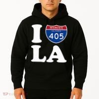 I Love La 405 Freeway Los Angeles Hoodie thumb 2