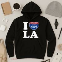 I Love La 405 Freeway Los Angeles Hoodie thumb 3