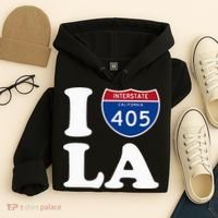 I Love La 405 Freeway Los Angeles Hoodie thumb 4