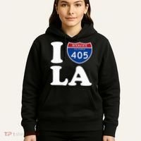 I Love La 405 Freeway Los Angeles Hoodie thumb 5