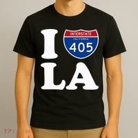 I Love La 405 Freeway Los Angeles T-Shirt thumb 3