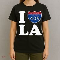 I Love La 405 Freeway Los Angeles T-Shirt thumb 4