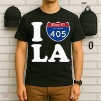 I Love La 405 Freeway Los Angeles T-Shirt thumb 6