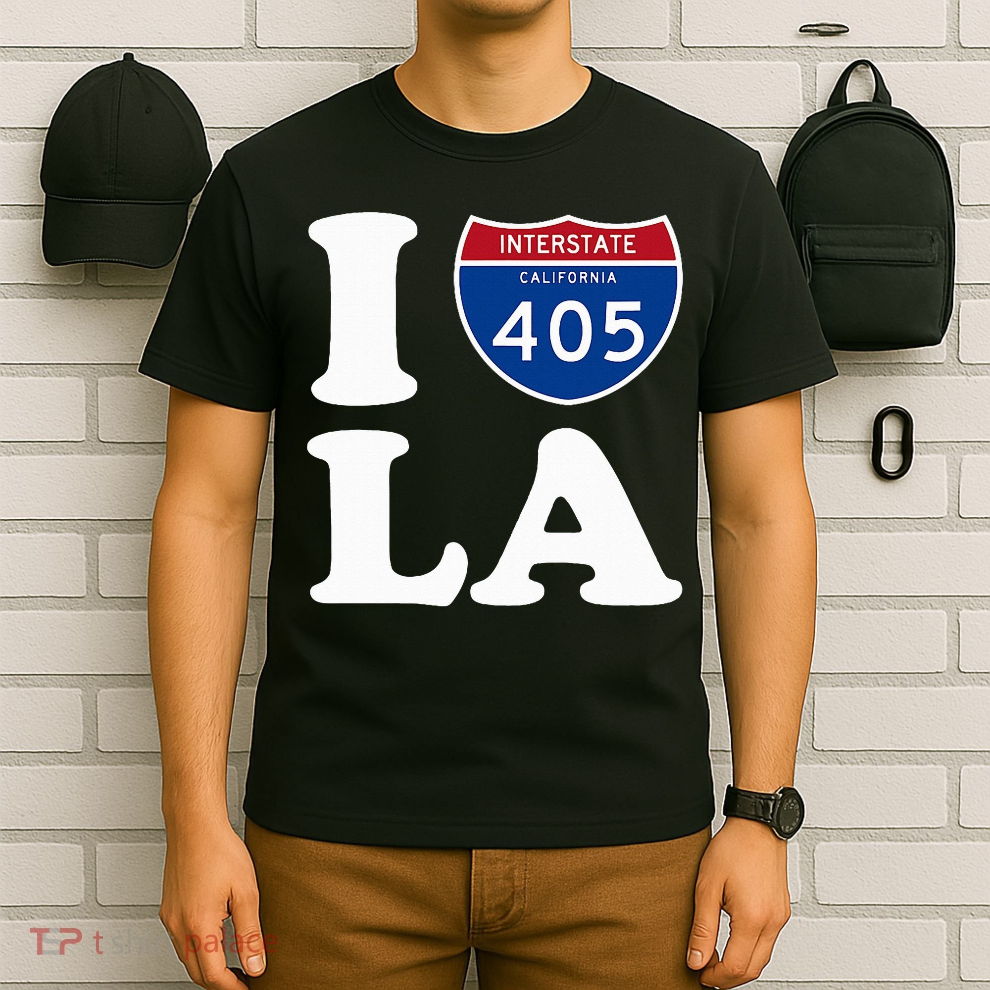 I Love La 405 Freeway Los Angeles T-Shirt