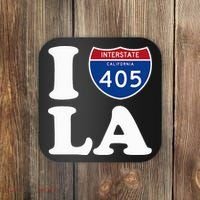 I Love La 405 Freeway Los Angeles Coaster thumb 0
