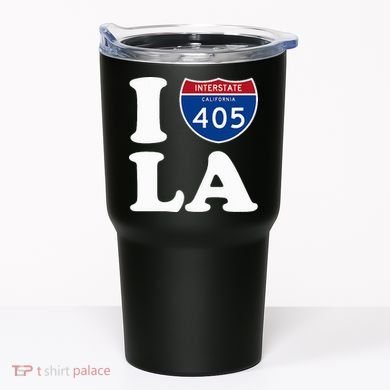 I Love La 405 Freeway Los Angeles Tumbler