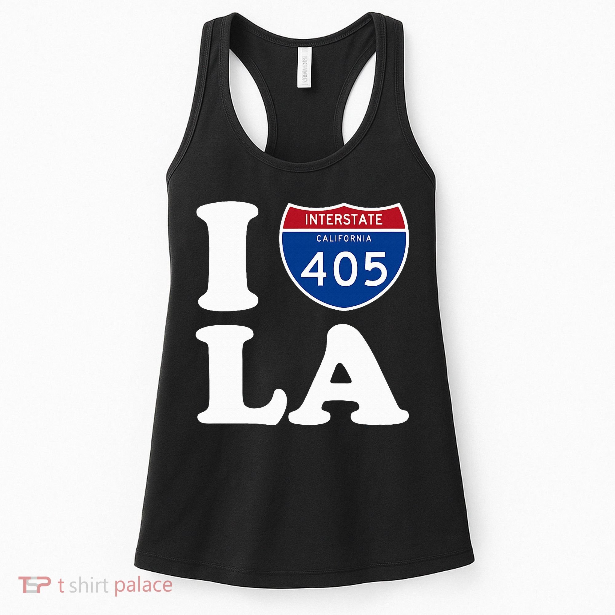 I Love La 405 Freeway Los Angeles Women's Tank Top