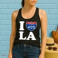 I Love La 405 Freeway Los Angeles Women's Tank Top thumb 2