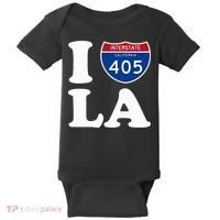 I Love La 405 Freeway Los Angeles Baby Bodysuit thumb 0
