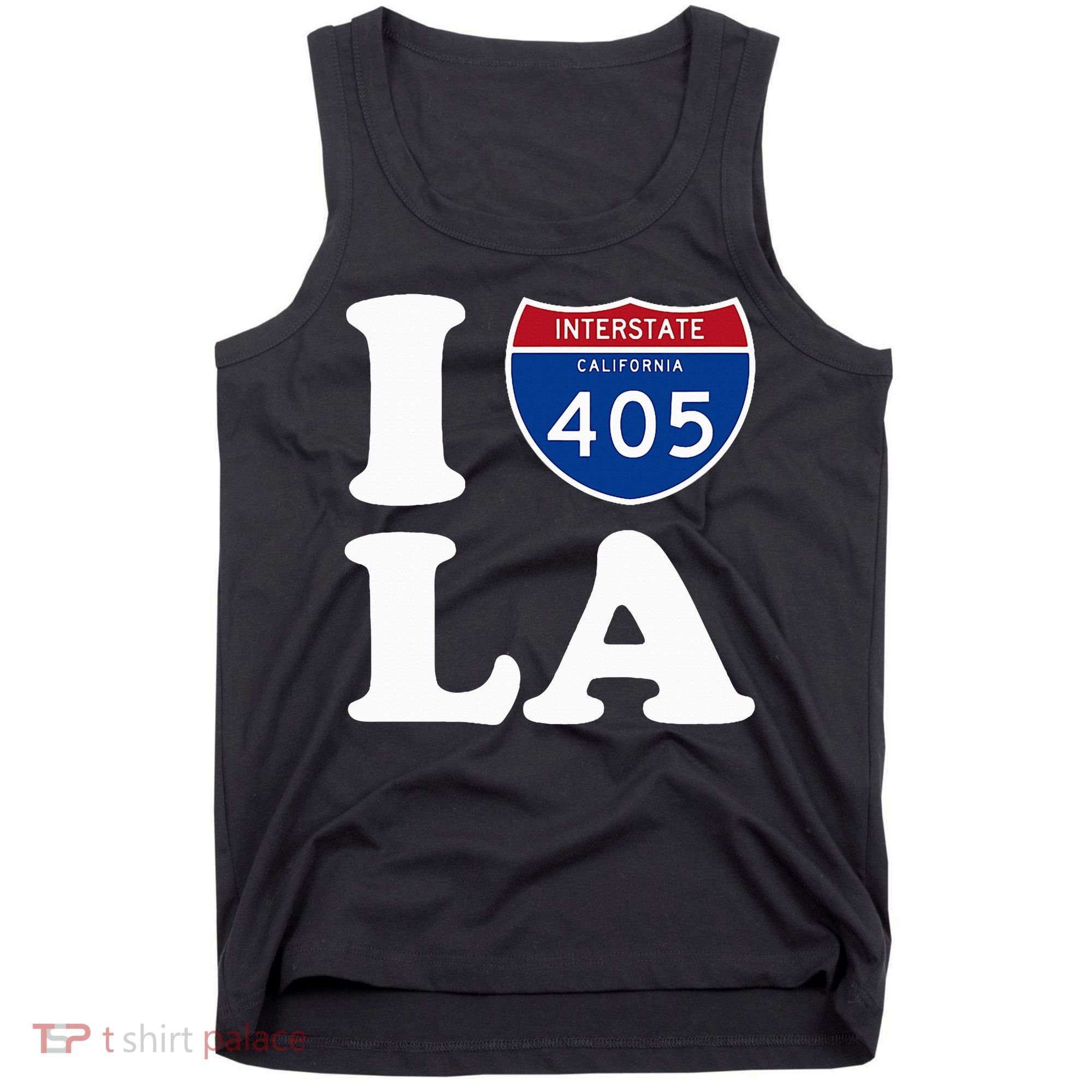 I Love La 405 Freeway Los Angeles Tank Top