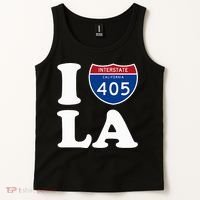 I Love La 405 Freeway Los Angeles Tank Top thumb 2