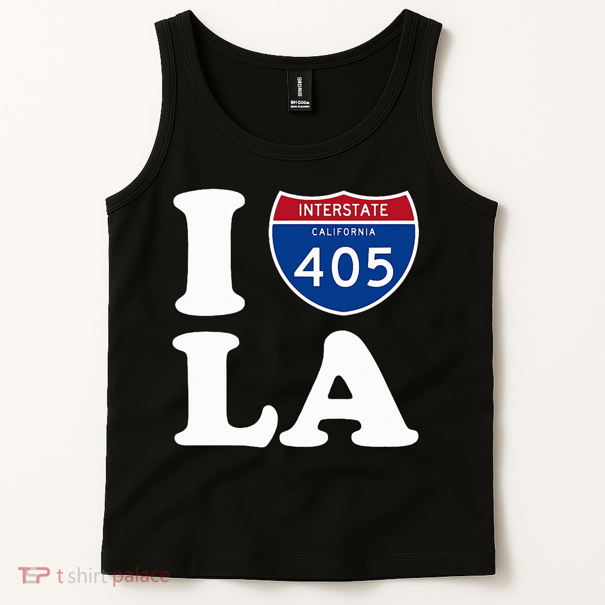 I Love La 405 Freeway Los Angeles Tank Top