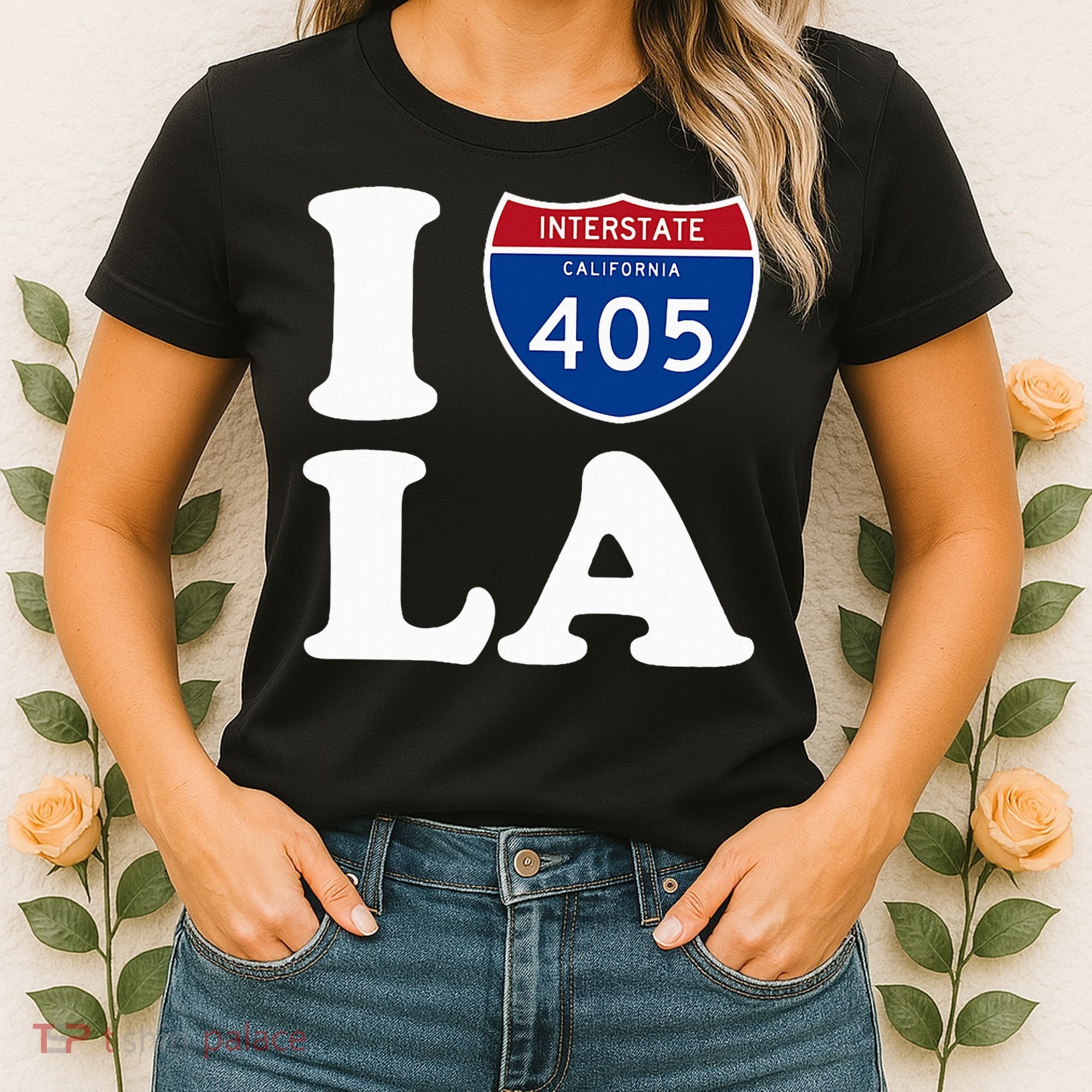 I Love La 405 Freeway Los Angeles Women's T-Shirt