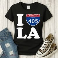 I Love La 405 Freeway Los Angeles Women's T-Shirt thumb 3