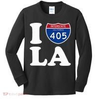 I Love La 405 Freeway Los Angeles Kids Long Sleeve Shirt thumb 0