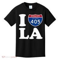 I Love La 405 Freeway Los Angeles Kids T-Shirt thumb 0