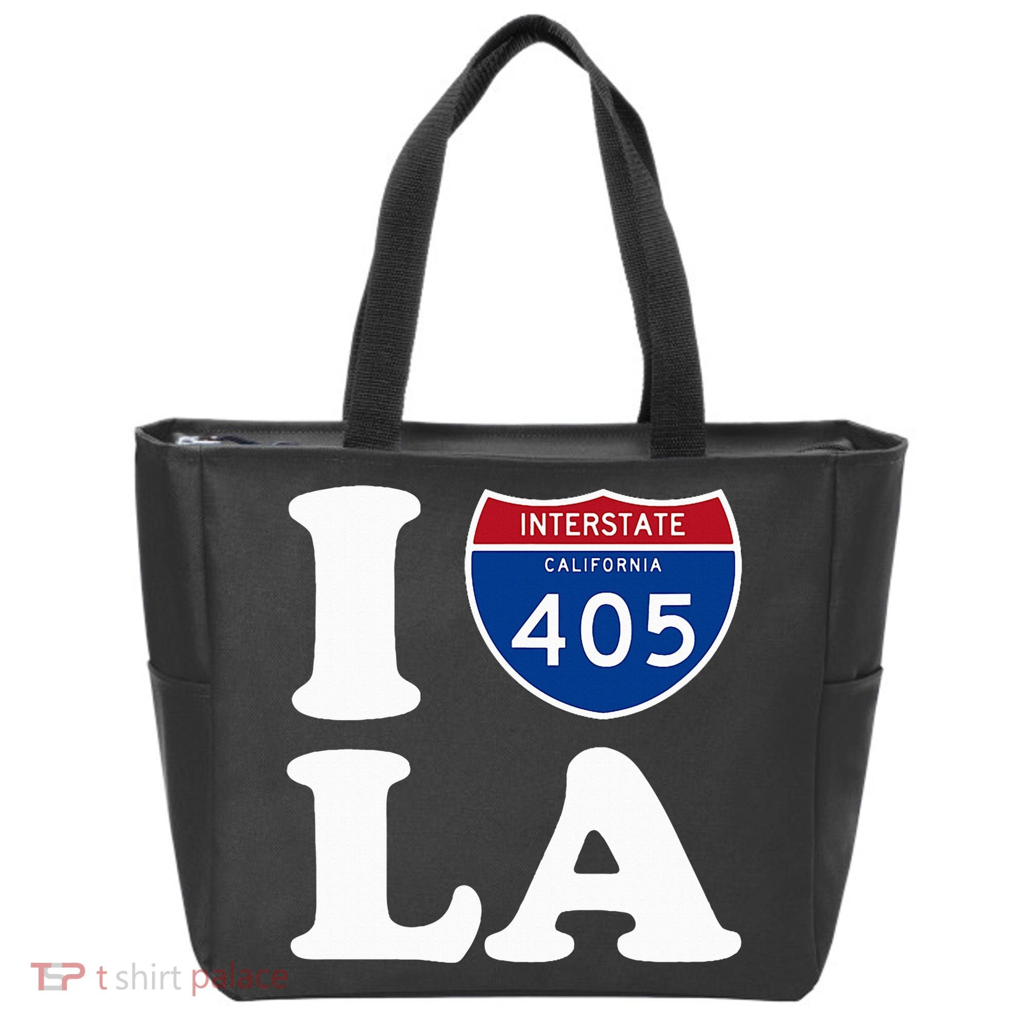 I Love La 405 Freeway Los Angeles Tote Bag