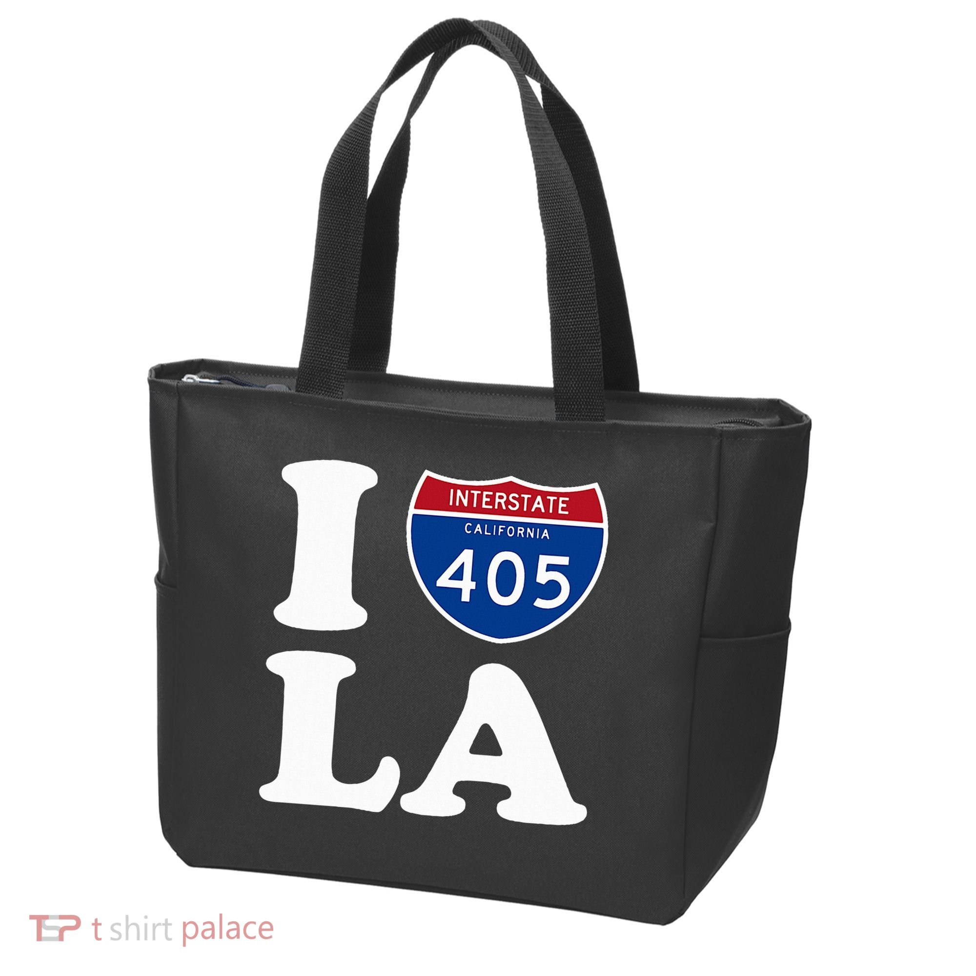 I Love La 405 Freeway Los Angeles Tote Bag