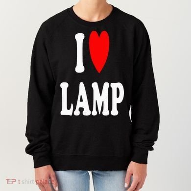 I Love Lamp Funny Light Shade Lampshade Candle Lantern Moth Women's Sweatshirt