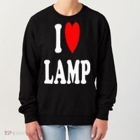I Love Lamp Funny Light Shade Lampshade Candle Lantern Moth Women's Sweatshirt thumb 0
