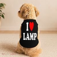 I Love Lamp Funny Light Shade Lampshade Candle Lantern Moth Doggie Tank thumb 2