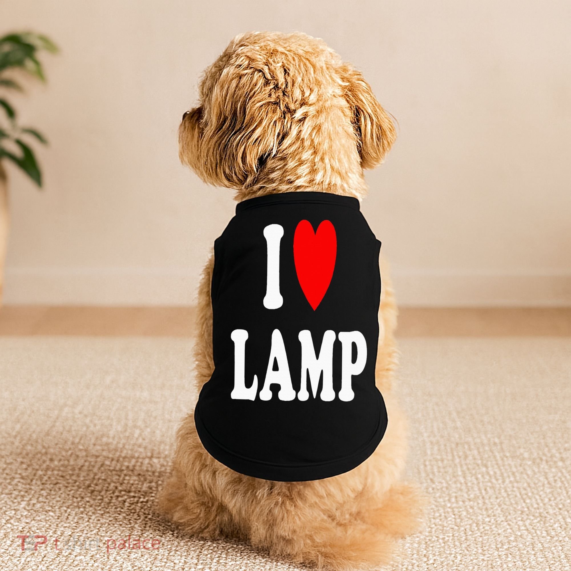 I Love Lamp Funny Light Shade Lampshade Candle Lantern Moth Doggie Tank
