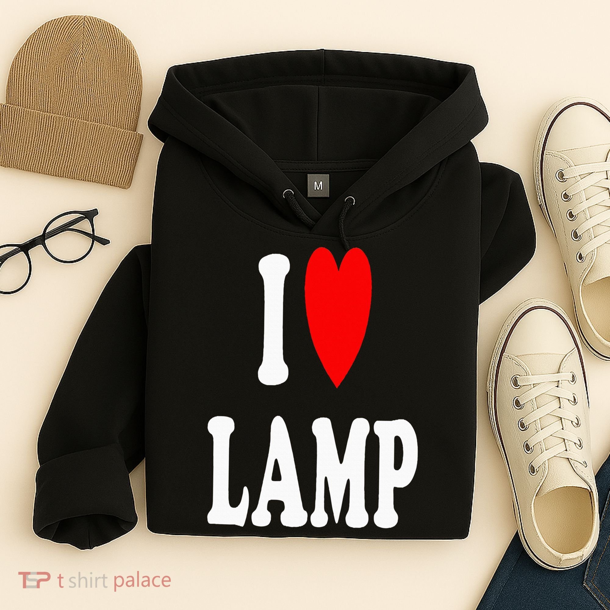 I Love Lamp Funny Light Shade Lampshade Candle Lantern Moth Hoodie