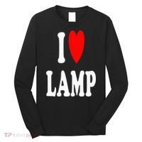 I Love Lamp Funny Light Shade Lampshade Candle Lantern Moth Long Sleeve Shirt thumb 0