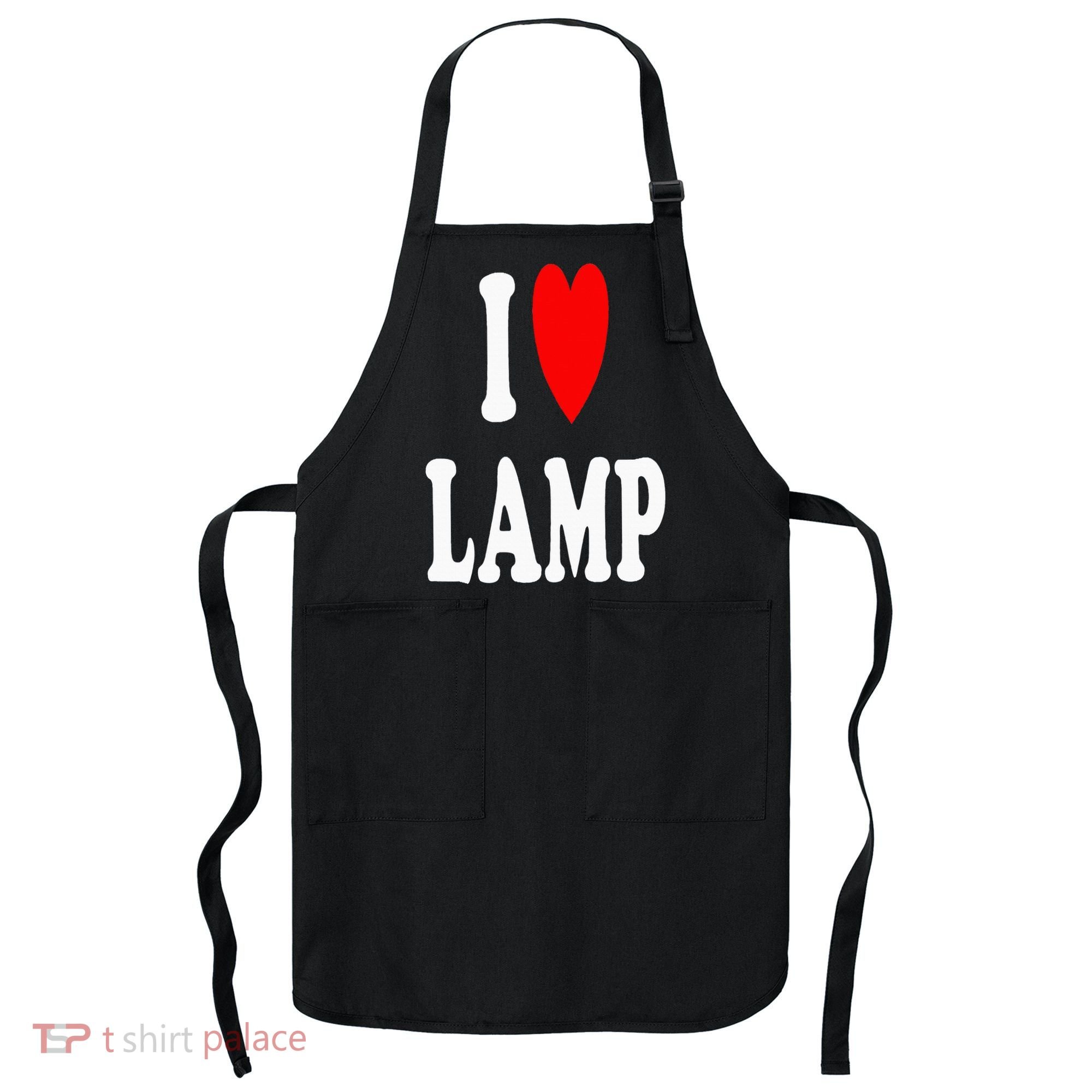 I Love Lamp Funny Light Shade Lampshade Candle Lantern Moth Apron