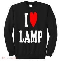 I Love Lamp Funny Light Shade Lampshade Candle Lantern Moth Sweatshirt thumb 0