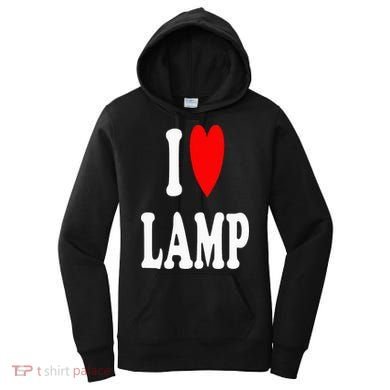 I Love Lamp Funny Light Shade Lampshade Candle Lantern Moth Women's Hoodie