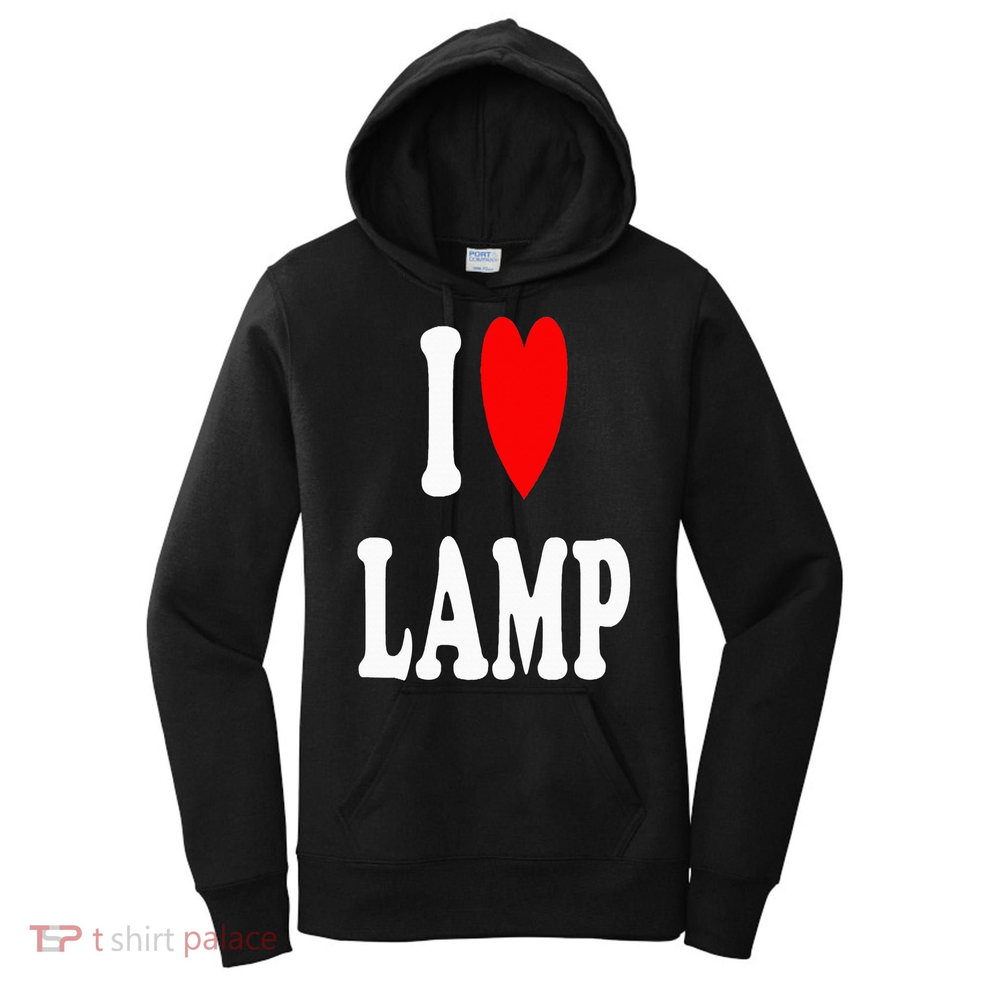 I Love Lamp Funny Light Shade Lampshade Candle Lantern Moth Women's Hoodie