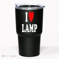 I Love Lamp Funny Light Shade Lampshade Candle Lantern Moth Tumbler thumb 0