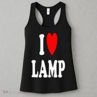 I Love Lamp Funny Light Shade Lampshade Candle Lantern Moth Women's Tank Top thumb 3