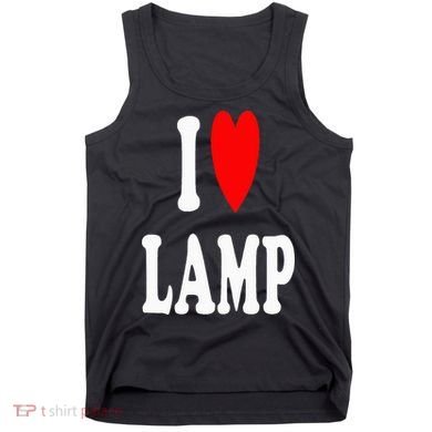 I Love Lamp Funny Light Shade Lampshade Candle Lantern Moth Tank Top