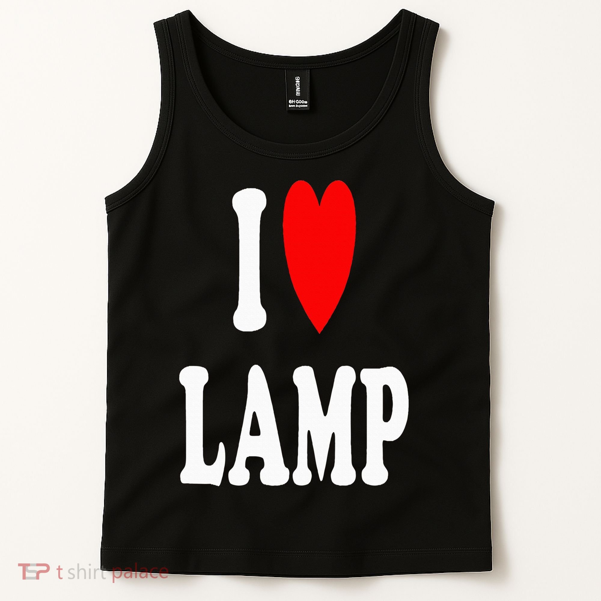 I Love Lamp Funny Light Shade Lampshade Candle Lantern Moth Tank Top